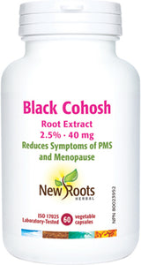 BLACK COHOSH 60 CAPS NEW ROOTS