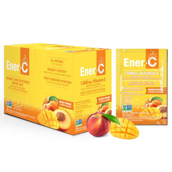 ENER C 1000 MG PEACH MANGO 30 PACKS