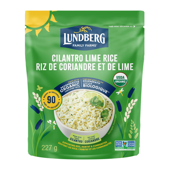 CILANTRO LIME RICE ORGANIC 227 G LUNDBERG