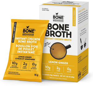 LEMON GINGER INSTANT CHICKEN BONE BROTH 80 G BONE BREWHOUSE