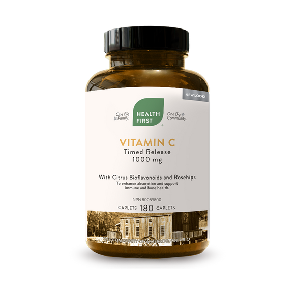 VITAMIN C 1000 MG 180 CAPS TIMED RELEASE HEALTH FIRST