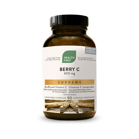 BERRY C SUPREME 600 MG 90 CAPS HEALTH FIRST