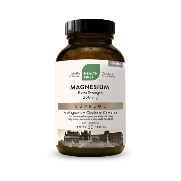 MAGNESIUM SUPREME EXTRA STRENGTH 250 MG 60 TABS HEALTH FIRST