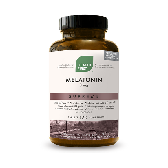 MELATONIN SUPREME 3 MG 120 TABS HEALTH FIRST