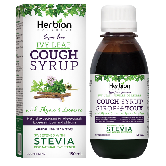 IVY LEAF COUGH SYRUP SUGAR FREE 150 ML HERBION