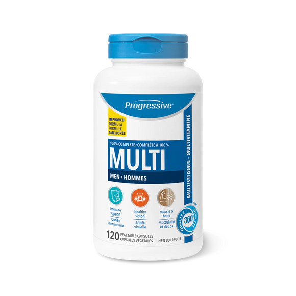 MULTI FOR ADULT MEN 120 CAPS PROGRESSIVE