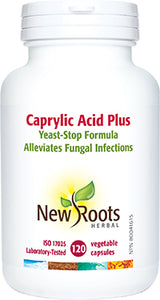 CAPRYLIC ACID PLUS 120 CAPS NEW ROOTS