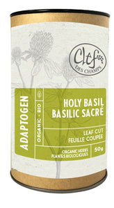 HOLY BASIL LEAF CUT ORGANIC 50 G CLEF DES CHAMPS