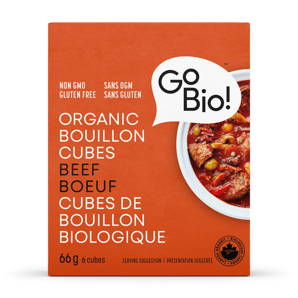 BEEF BOUILLON CUBES ORGANIC 66 G GO BIO