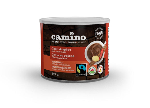 HOT CHOCOLATE CHILI & SPICE ORGANIC 275 G CAMINO