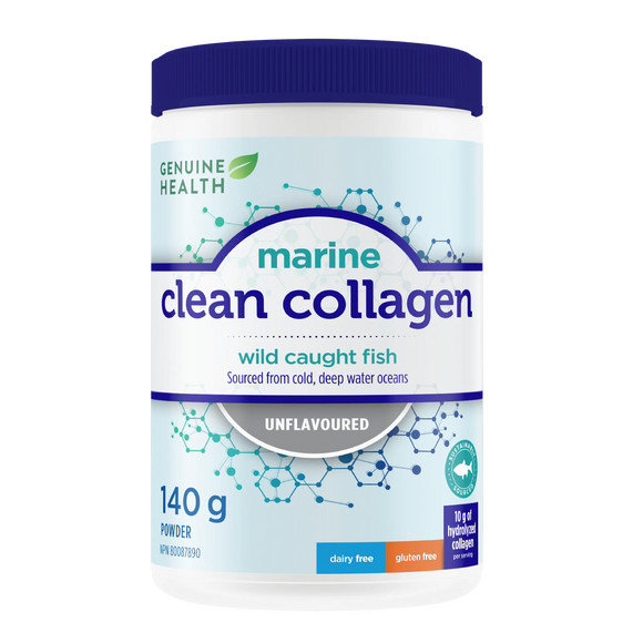 MARINE CLEAN COLLAGEN UNFLAVORED 140 G GENUINE HEALTH