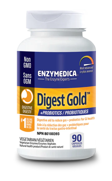 DIGEST GOLD + PROBIOTICS 90 CAPS ENZYMEDICA