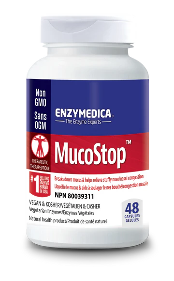 MUCOSTOP 48 CAPS ENZYMEDICA