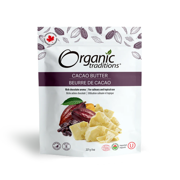 CACAO BUTTER 227 G ORGANIC TRADITIONS