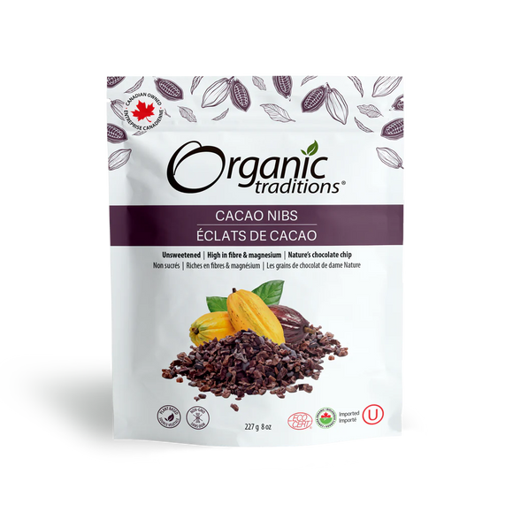 CACAO NIBS ORGANIC 227 G ORGANIC TRADITIONS