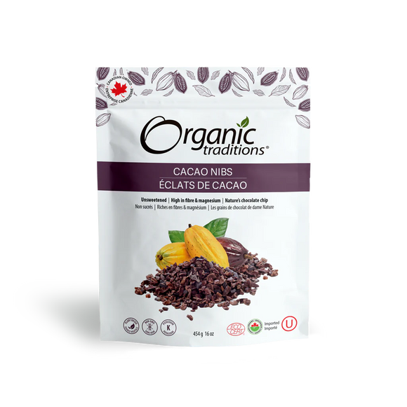 CACAO NIBS ORGANIC 454 G ORGANIC TRADITIONS