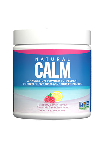 MAGNESIUM POWDER RASPBERRY LEMON 226 G NATURAL CALM