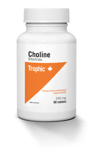 CHOLINE BITARTRATE 250 MG 90 TABS TROPHIC