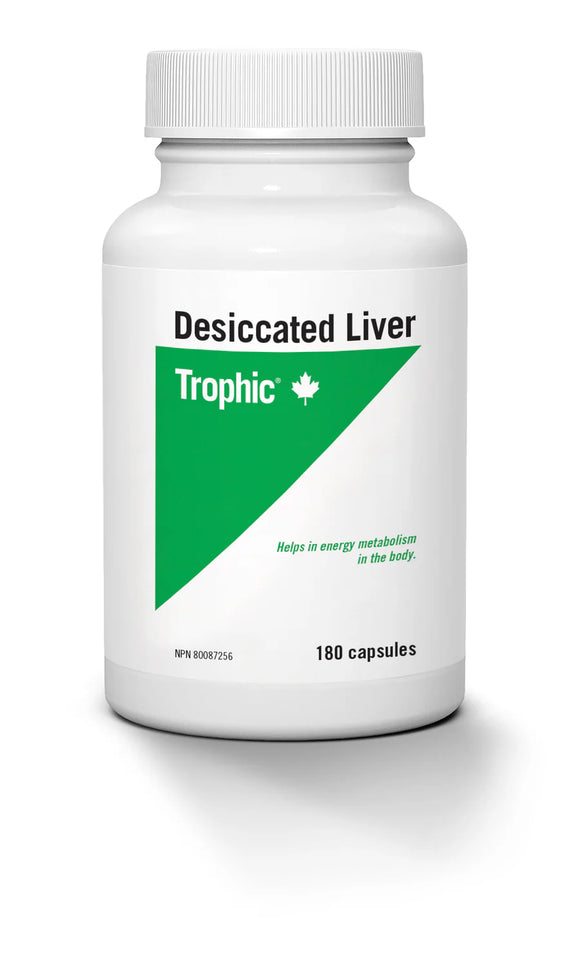 DESICCATED LIVER 180 CAPS TROPHIC