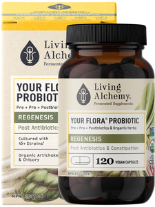 YOUR FLORA PROBIOTIC REGENESIS 120 CAPS LIVING ALCHEMY