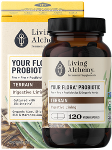 YOUR FLORA PROBIOTIC TERRAIN 120 CAPS LIVING ALCHEMY