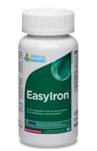 EASYIRON MINERALS 60 CAPS PLATINUM NATURALS