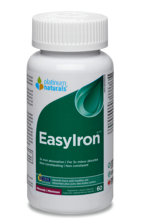 EASYIRON MINERALS 60 CAPS PLATINUM NATURALS