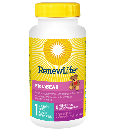 FLORABEAR 60 CHEWTABS RENEWLIFE