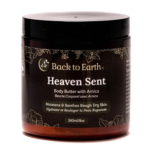 HEAVEN SENT BODY BUTTER WITH ARNICA 240 ML BACK TO EARTH