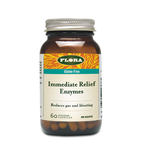 IMMEDIATE RELIEF ENZYMES 60 CAPS FLORA