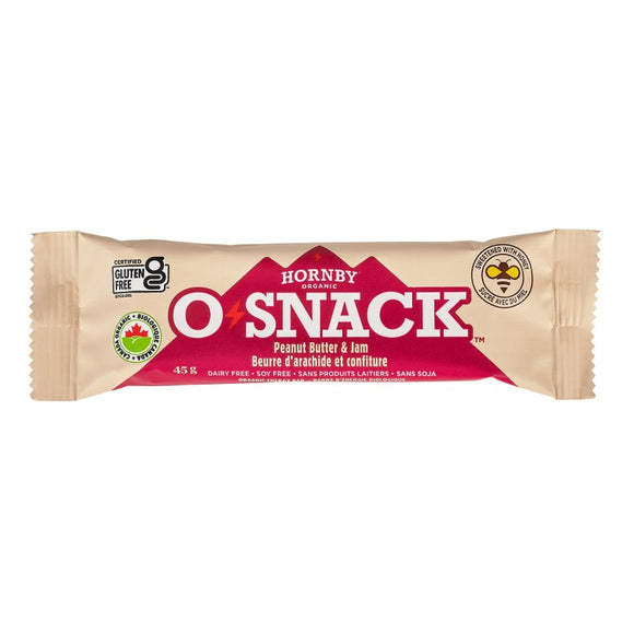 PEANUT BUTTER & JAM OSNACK ENERGY BAR 45G HORNBY