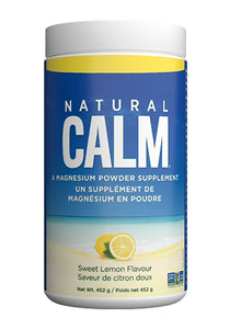 MAGNESIUM POWDER SWEET LEMON 452 G NATURAL CALM