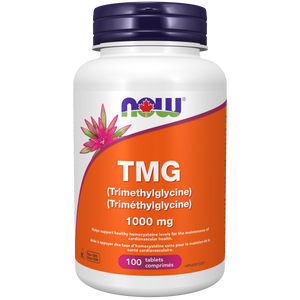 TMG (TRIMETHYLGLYCINE) 1000 MG 100 TABS NOW