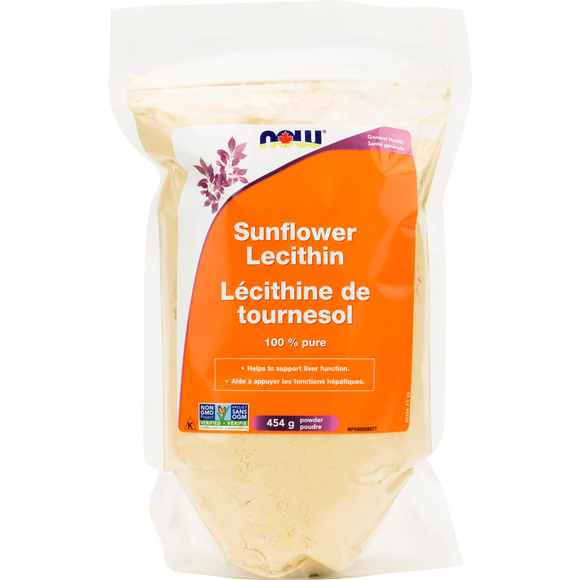 SUNFLOWER LECITHIN POWDER 454 G NOW