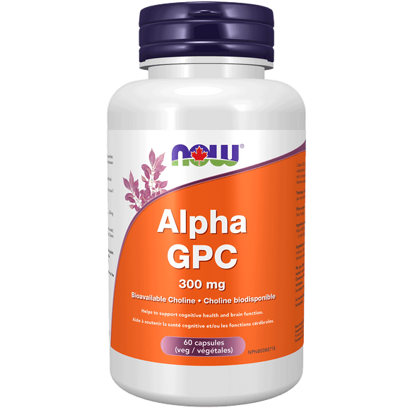 ALPHA GPC 300 MG 60 CAPS NOW