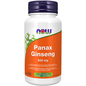 PANAX GINSENG 500 MG 100 CAPS NOW