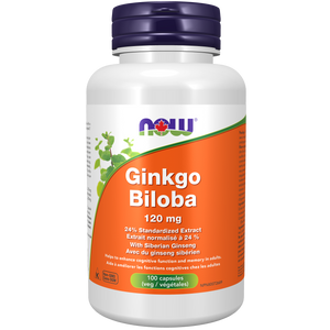 GINKGO BILOBA 120 MG 100 CAPS NOW