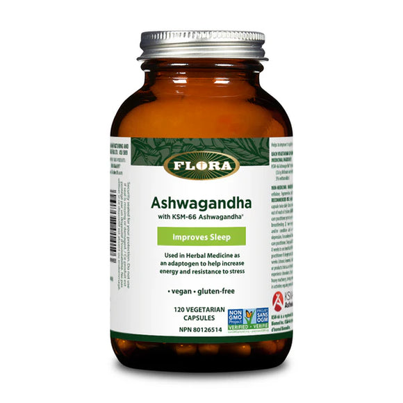 ASHWAGANDHA 120 CAPS FLORA