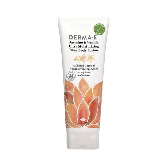 ULTRA MOISTURIZING SHEA BODY LOTION JASMINE & VANILLA 227 G DERMA E