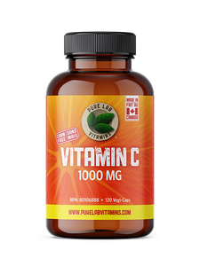 VITAMIN C 1000 MG 120 CAPS PURE LAB VITAMINS