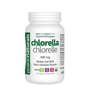 CHLORELLA 500 MG 360 TABS PRAIRIE NATURALS