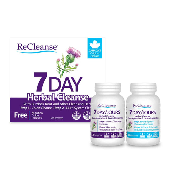 RECLEANSE 7 DAY HERBAL CLEANSE PRAIRIE NATURALS