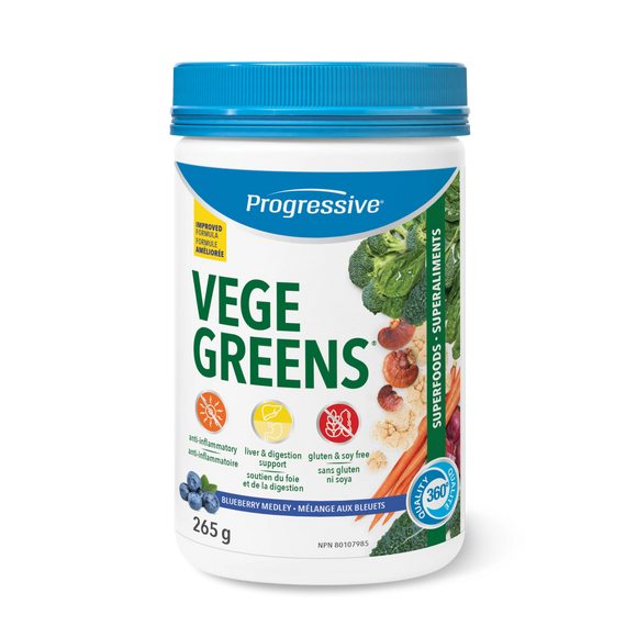 VEGEGREENS BLUEBERRY MEDLEY 265 G PROGRESSIVE