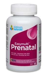 EASYMULTI PRENATAL 60 GELS PLATINUM NATURALS