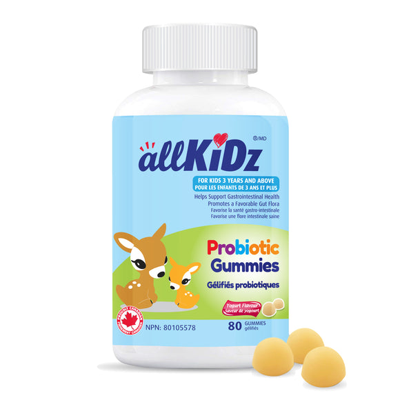 PROBIOTIC YOGURT FLAVOUR 80 GUMMIES ALLKIDZ