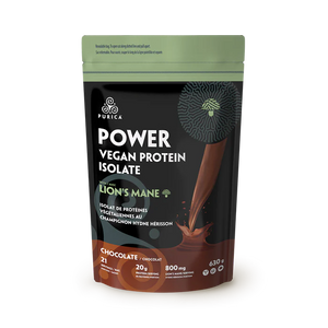 POWER VEGAN PROTEIN ISOLATE CHOCOLATE WITH LION'S MANE 630 G PURICA