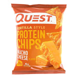 TORTILLA STYLE PROTEIN CHIPS NACHO CHEESE 32 G QUEST