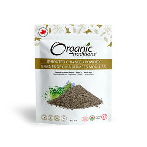 CHIA SEED POWDER SPROUTED ORGANIC 454 G ORGANIC TRADITIONS