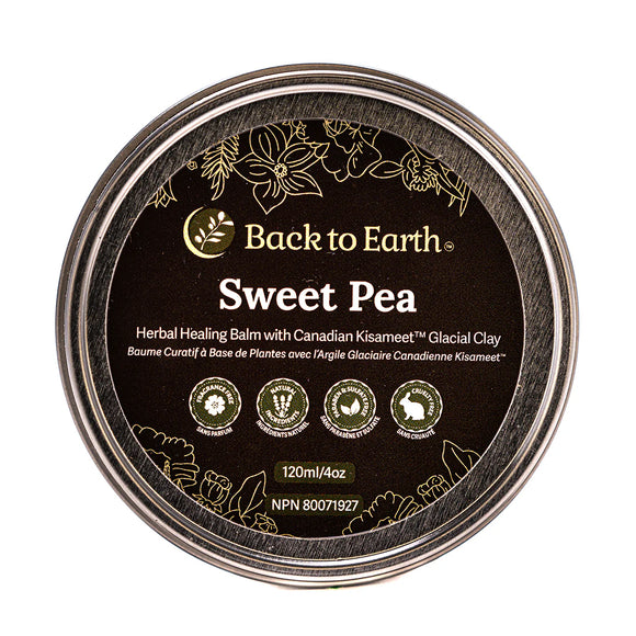 SWEET PEA HERBAL HEALING BALM 120 ML BACK TO EARTH