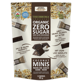 DARK COCONUT MINIS ORGANIC ZERO SUGAR 9 X 10G THEOBROMA